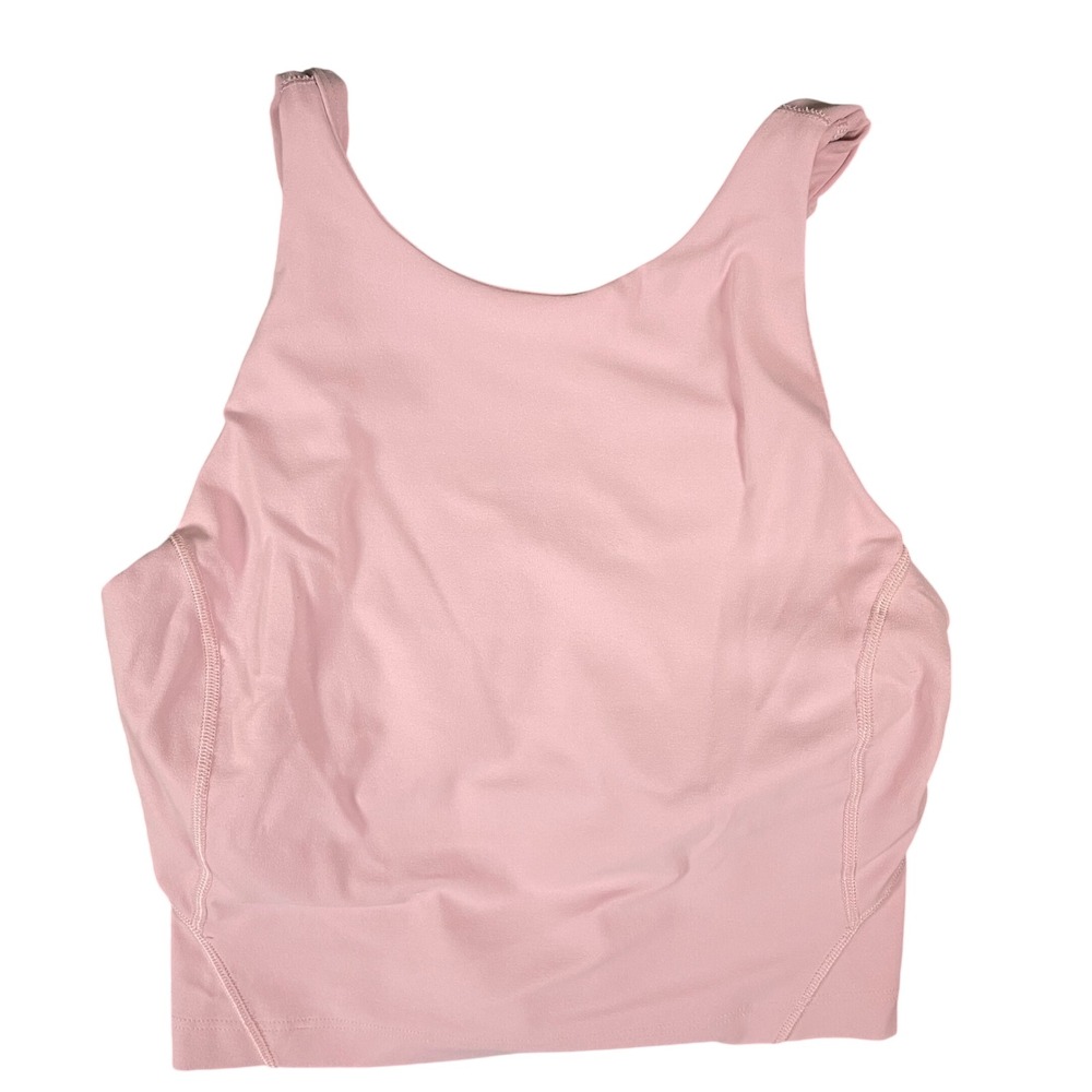 Lululemon Women's Align Tank Top High Neck Size 4 Pink Athleisure Activewear